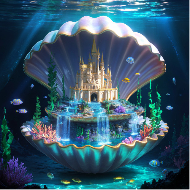 Dive,deep,into,your,imagination,and,create,your,own,enchanted,world,beneath,the,waves!,,For,this,challenge,,we,invite,you,to,bring,the,magic,of,the,ocean,to,life,—,whether,it’s,a,coral-covered,castle,inside,a,giant,pearl,shell,,mystical,sea,creatures,,glowing,underwater,portals,,or,dreamy,mermaid,kingdoms.
Use,Picsart’s,Text-to-Image,tool,to,conjure,surreal,,high-fantasy,visuals,,or,remix,your,own,underwater,visions,using,stickers,,overlays,,filters,,drawing,tools,,and,other,creative,features.,Whether,you’re,layering,light,rays,over,a,jellyfish,or,designing,a,hidden,Atlantis,of,your,own,,all,forms,of,sea-inspired,art,are,welcome.